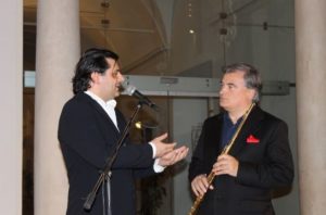 With Roberto Fabbriciani