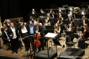 Paolo Cavallone - Metamorfosi d'amore in Palmanova Mitteleuropa Orchestra - cond. M. Guidarini - fl. R. Fabbriciani - vc. A. Merici - Foto Elia Falaschi © 2017