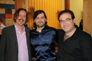 With conductor Hamish McKeich and composer John Psathas