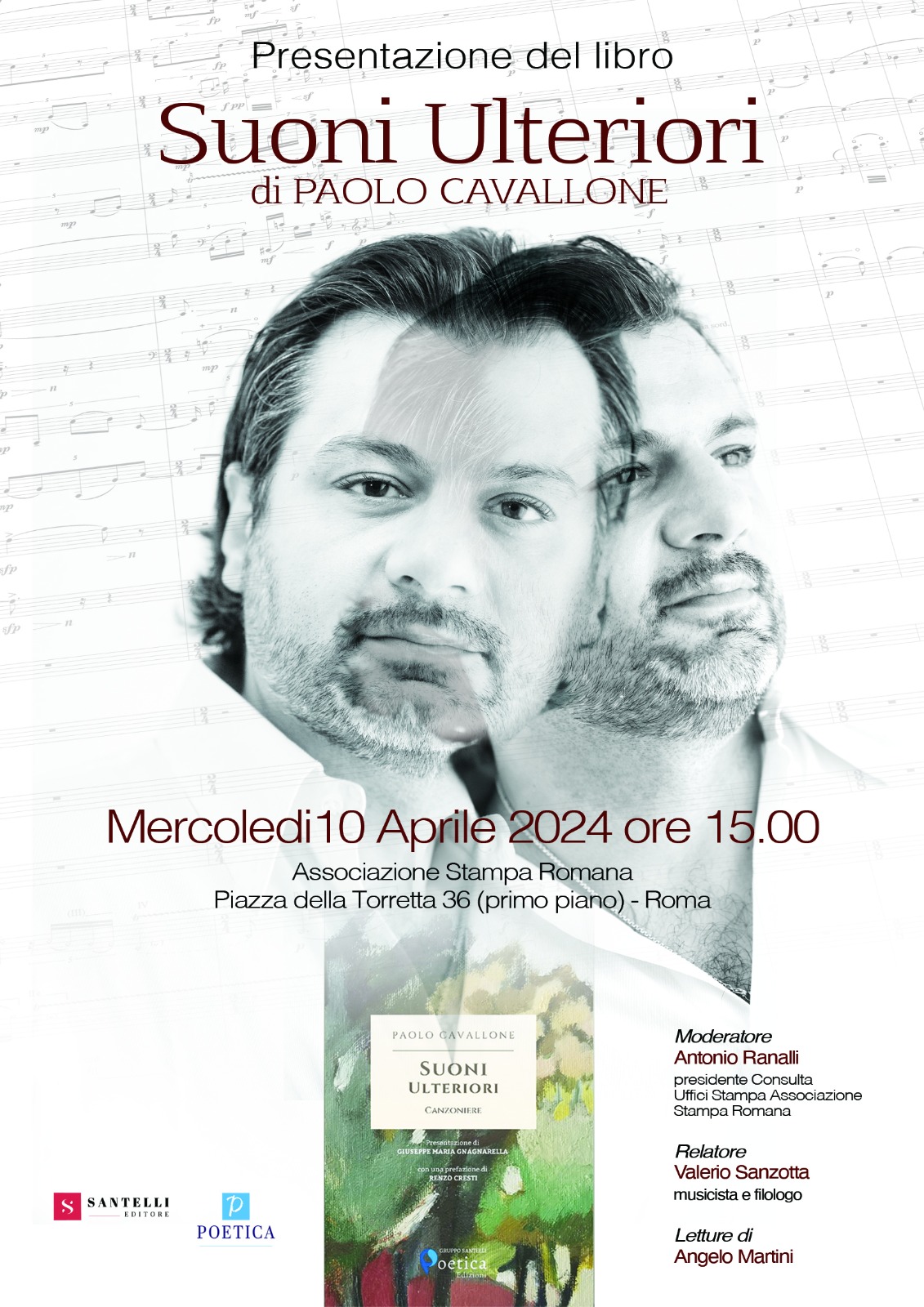 “Suoni Ulteriori”: Presentation at Stampa Romana – Rome on April 10, 2024